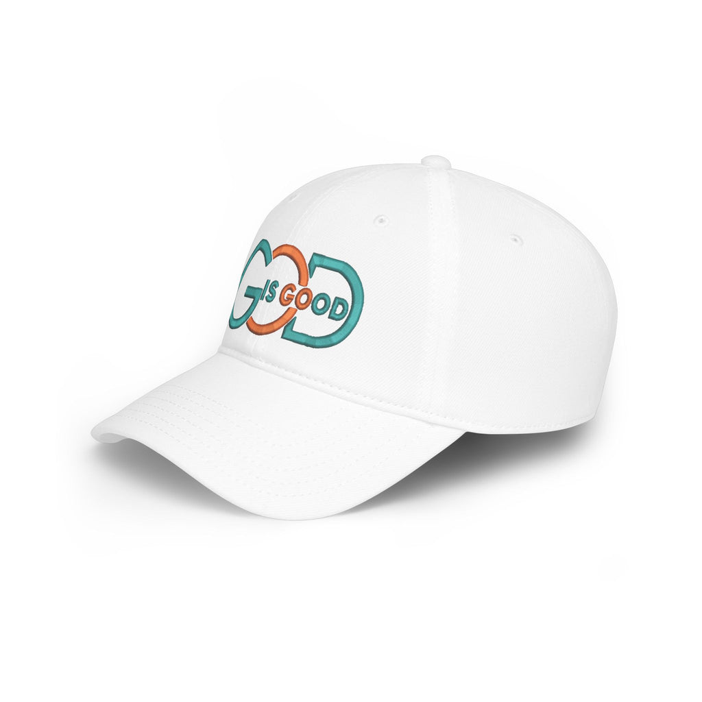 Baseball Cap — "God Is Good" Embroidered Low-Profile Hat