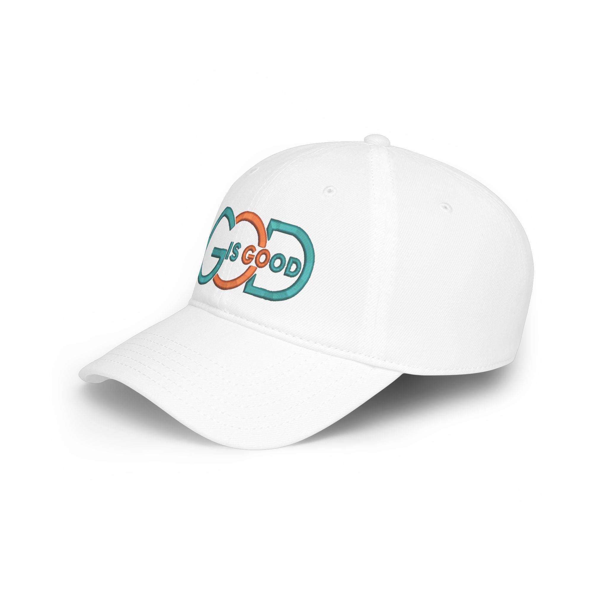 Baseball Cap — "God Is Good" Embroidered Low-Profile Hat