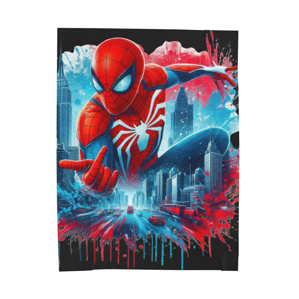 Spider-Man Velveteen Plush Blanket — Soft Superhero Throw for Kids & Fans