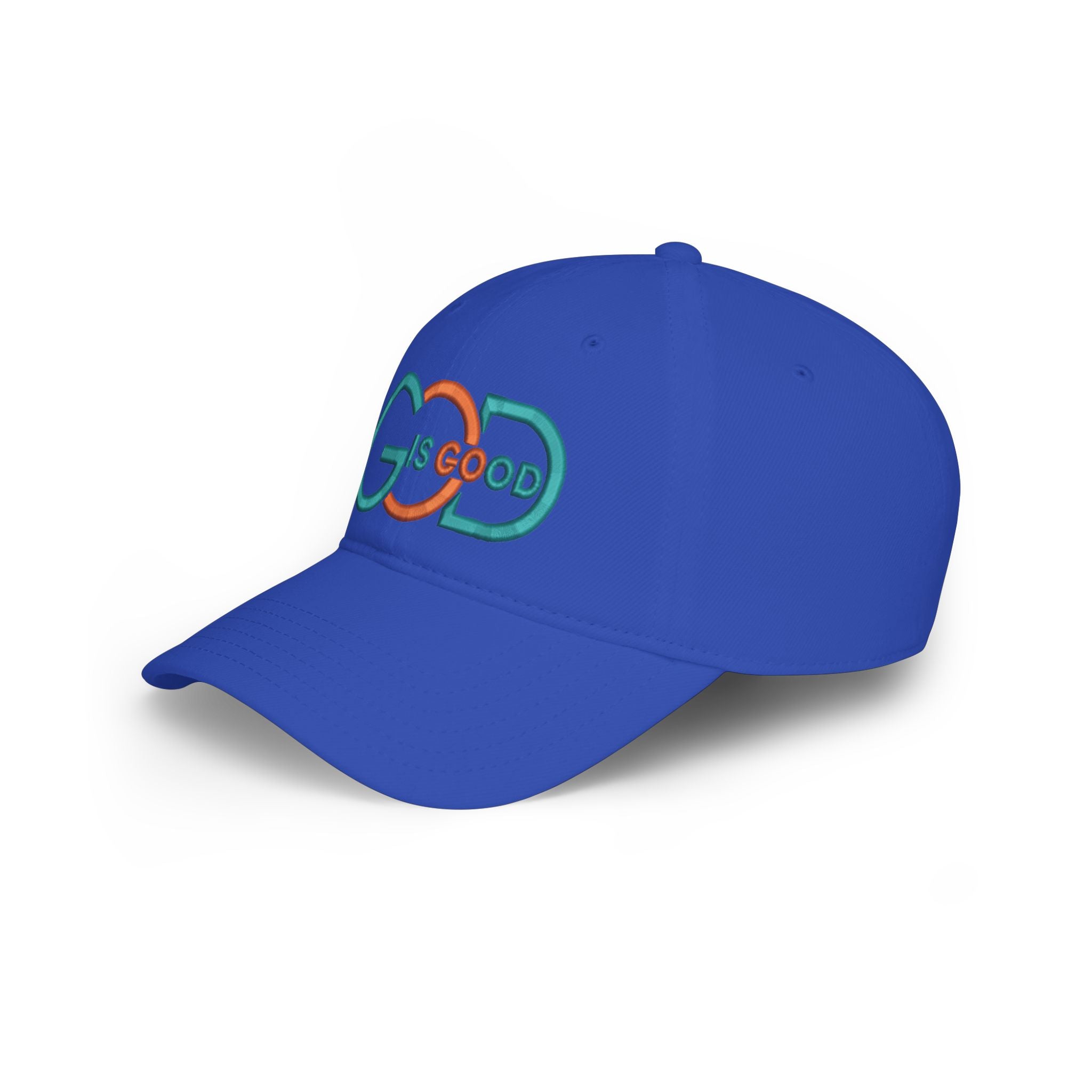 Baseball Cap — "God Is Good" Embroidered Low-Profile Hat